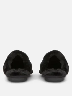 Chaussons|Primark Chaussons En Suédine Noir