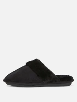 Chaussons|Primark Chaussons En Suédine Noir