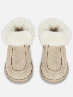 Chaussons|Primark Chaussons Mocassins Doublés En Fausse Fourrure Naturel