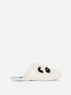 Chaussons|Primark Chaussons Mules à Motif Panda En 3D Sable