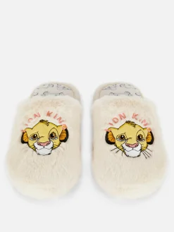 Chaussons|Primark Chaussons Mules Disney Le Roi Lion 30e Anniversaire Beige