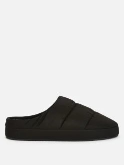 Chaussons|Primark Chaussons Mules Matelassés Noir