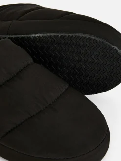 Chaussons|Primark Chaussons Mules Matelassés Noir