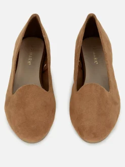 Ballerines|Primark Chaussons-ballerines En Suédine Fauve
