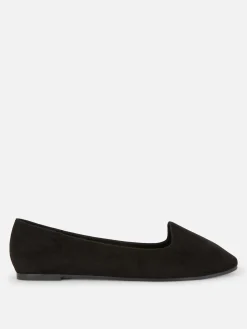 Ballerines|Primark Chaussons-ballerines En Suédine Noir