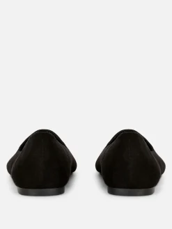 Ballerines|Primark Chaussons-ballerines En Suédine Noir