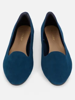 Ballerines|Primark Chaussons-ballerines En Suédine Bleu marine
