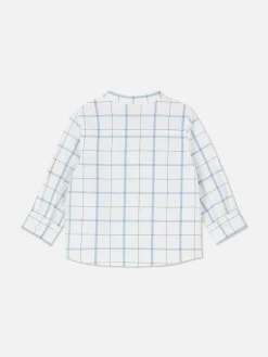 Hauts Et T-Shirts|Primark Chemise à Manches Longues à Carreaux Blanc