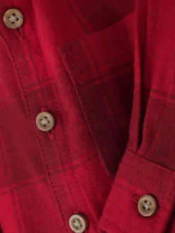 Hauts Et T-Shirts|Primark Chemise à Manches Longues à Carreaux Rouge