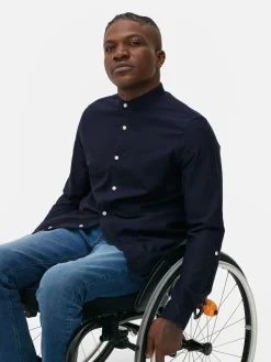 Chemises|Primark Chemise Boutonnée à Manches Retroussées Bleu marine