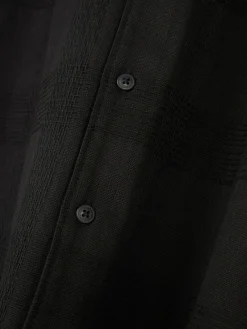 Chemises|Primark Chemise Boutonnée à Manches Courtes Noir