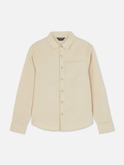 Chemises|Primark Chemise Boutonnée Pour Ado Sable