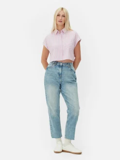 Chemises Et Blouses|Primark Chemise Courte à Manches Courtes Rose