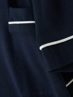 Hauts De Pyjama|Primark Chemise De Maternité à Boutons Et à Manches Courtes Bleu marine