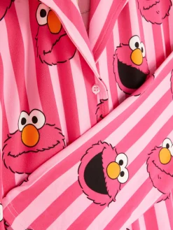 Hauts De Pyjama|Primark Chemise De Nuit 1, Rue Sésame Elmo Rose foncé