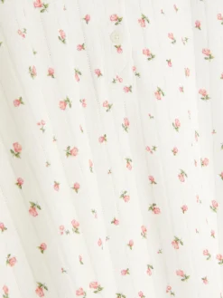 Chemises De Nuit Et Nuisettes|Primark Chemise De Nuit En Maille Pointelle Florale Multicolore