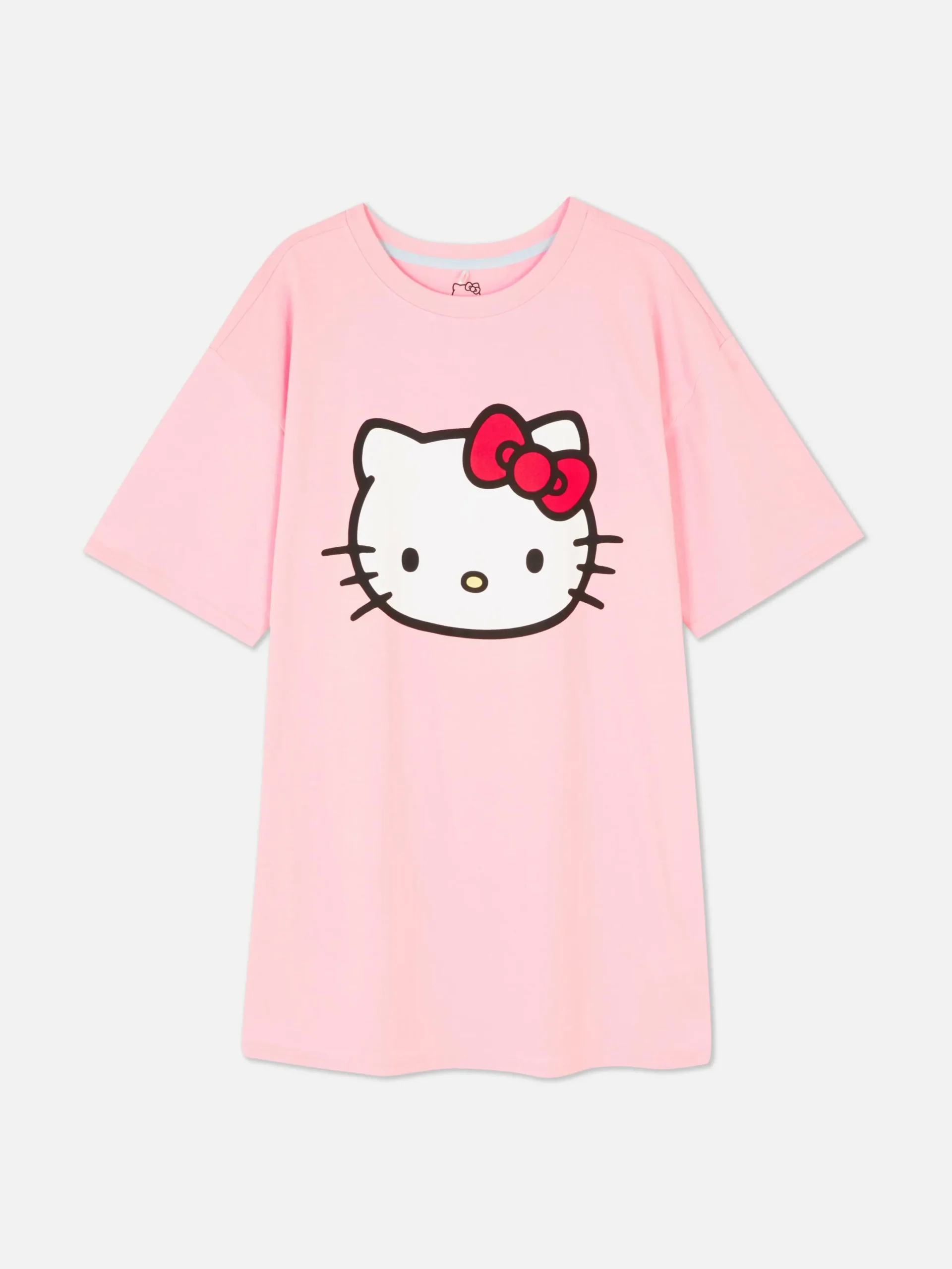 Chemises De Nuit Et Nuisettes|Primark Chemise De Nuit Oversize Hello Kitty Rose