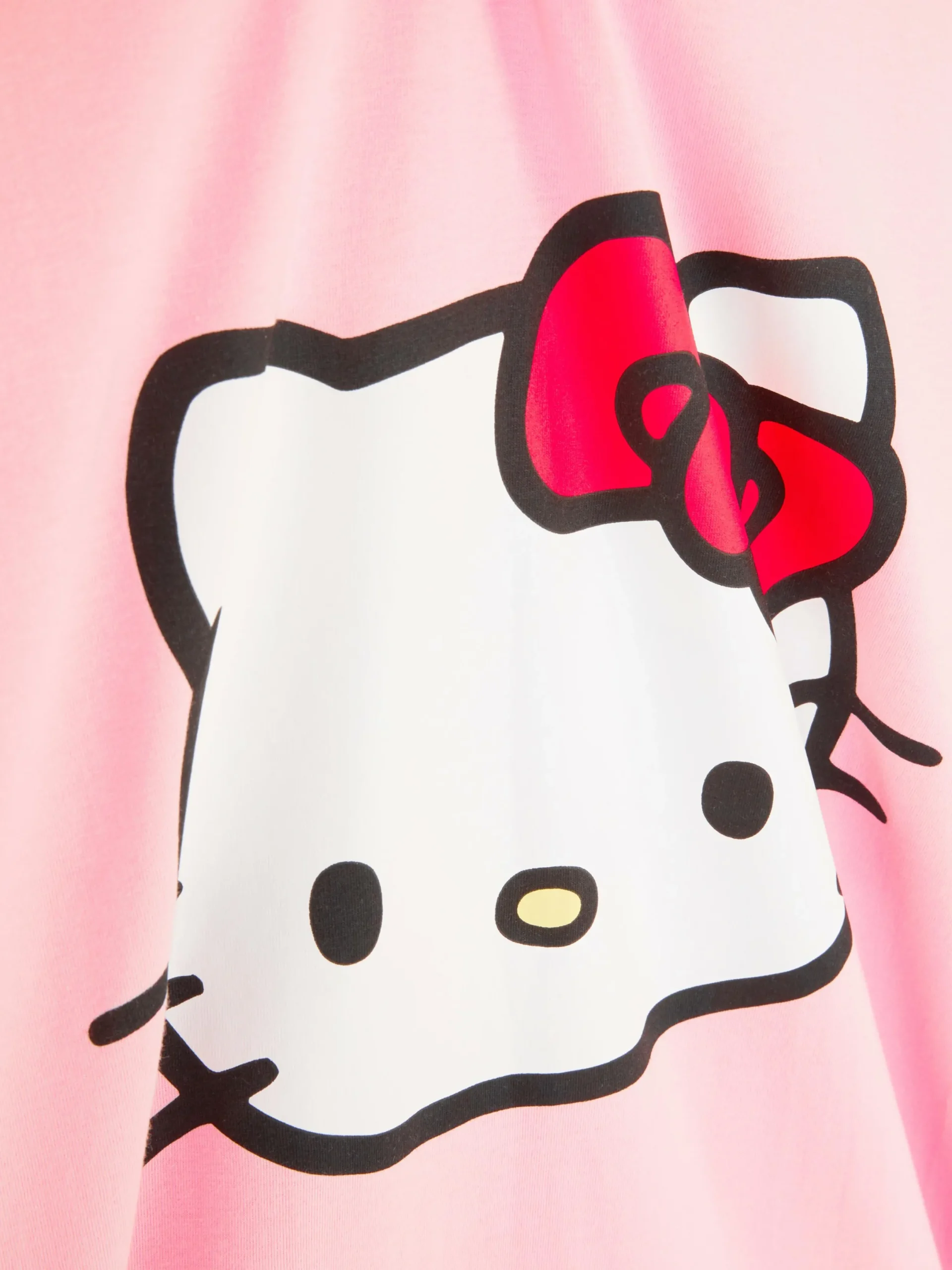 Chemises De Nuit Et Nuisettes|Primark Chemise De Nuit Oversize Hello Kitty Rose
