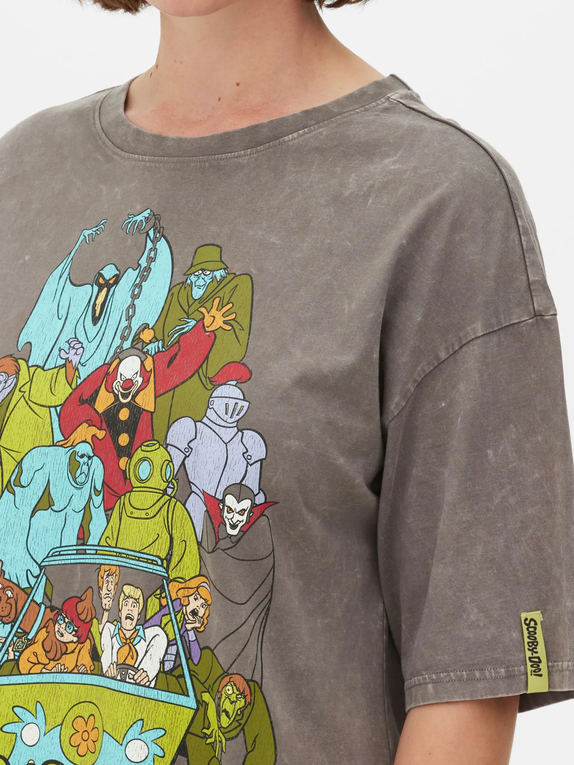 Chemises De Nuit Et Nuisettes|Primark Chemise De Nuit Scooby-Doo Anthracite