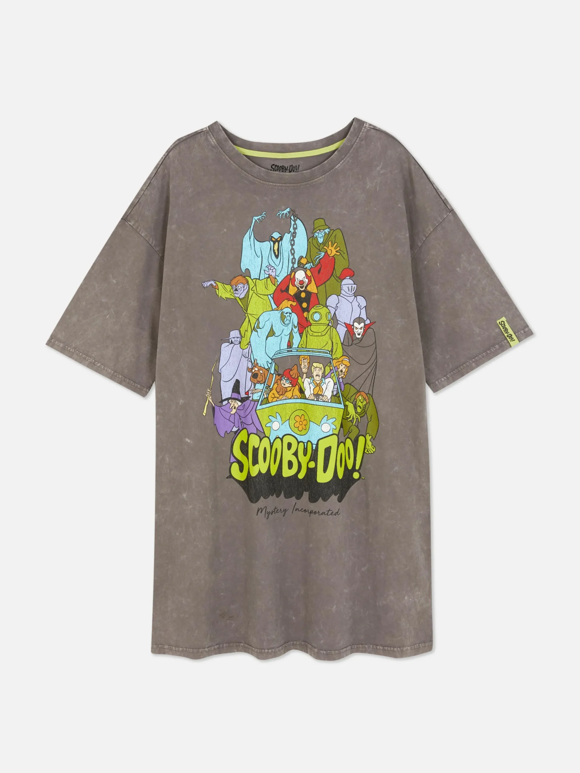 Chemises De Nuit Et Nuisettes|Primark Chemise De Nuit Scooby-Doo Anthracite