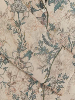 Hauts De Pyjama|Primark Chemise De Pyjama En Satin à Fleurs Kaki