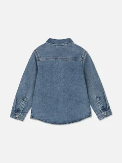Chemises|Primark Chemise En Jean Boutonnée Bleu