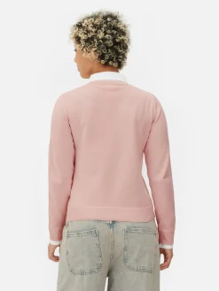 Pulls Et Gilets|Primark Chemise Et Pull 2-en-1 Rose poudré