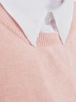 Pulls Et Gilets|Primark Chemise Et Pull 2-en-1 Rose poudré