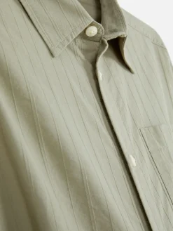 Chemises|Primark Chemise Jacquard à Manches Longues Vert