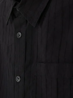 Chemises|Primark Chemise Jacquard à Manches Longues Noir