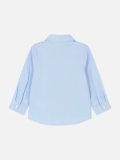 Hauts Et T-Shirts|Primark Chemise Oxford à Boutons Bleu
