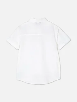Chemises|Primark Chemise Oxford à Manches Courtes Blanc