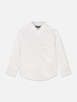 Chemises|Primark Chemise Oxford à Manches Longues Garçon Blanc