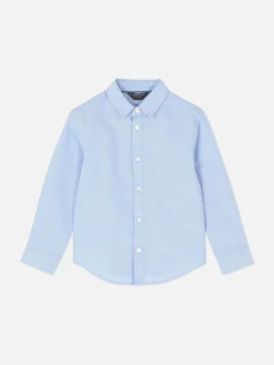 Chemises|Primark Chemise Oxford à Manches Longues Garçon Bleu