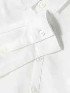 Chemises|Primark Chemise Oxford à Manches Longues Pour Ado Blanc