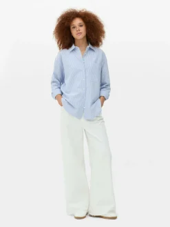 Chemises Et Blouses|Primark Chemise Oxford à Rayures Multicolore