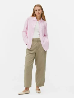 Chemises Et Blouses|Primark Chemise Oxford à Rayures Rose