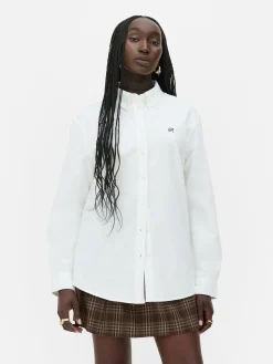 Chemises Et Blouses|Primark Chemise Oxford Boutonnée Rita Ora Blanc