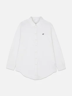 Chemises Et Blouses|Primark Chemise Oxford Boutonnée Rita Ora Blanc