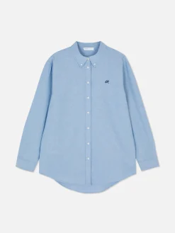 Chemises Et Blouses|Primark Chemise Oxford Boutonnée Rita Ora Bleu