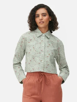 Chemises Et Blouses|Primark Chemise Oxford Courte Multicolore