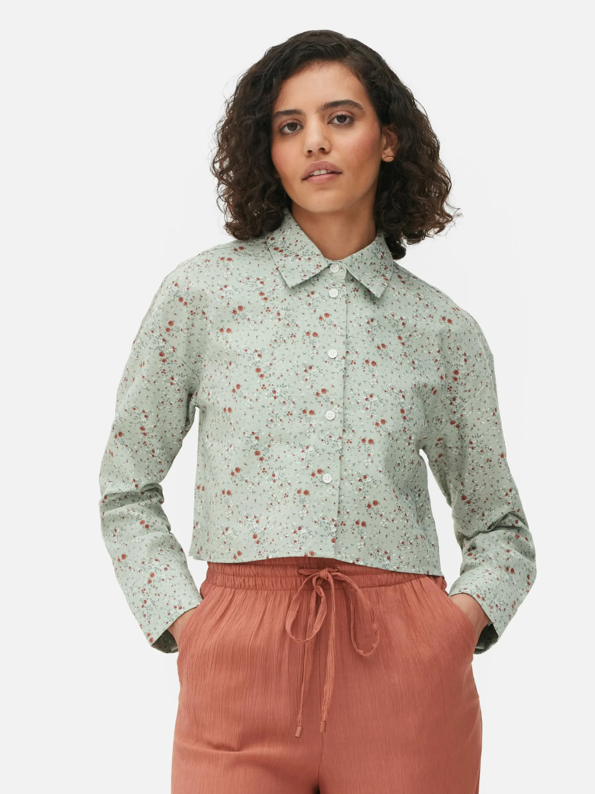 Chemises Et Blouses|Primark Chemise Oxford Courte Multicolore