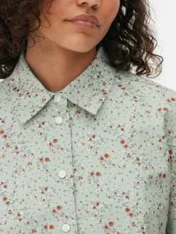 Chemises Et Blouses|Primark Chemise Oxford Courte Multicolore