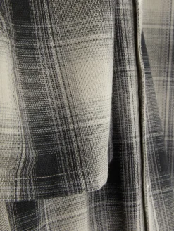 Chemises|Primark Chemise Texturée à Carreaux Et à Manches Courtes Noir/Blanc