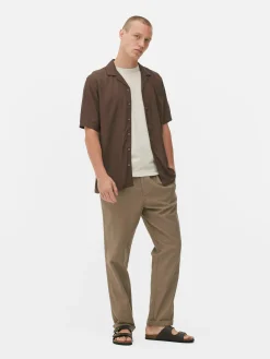 Chemises|Primark Chemise Texturée à Manches Courtes Marron