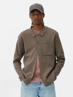 Chemises|Primark Chemise Tricotée à Boutons-pression Taupe