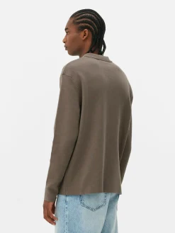 Chemises|Primark Chemise Tricotée à Boutons-pression Taupe