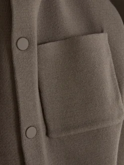 Chemises|Primark Chemise Tricotée à Boutons-pression Taupe