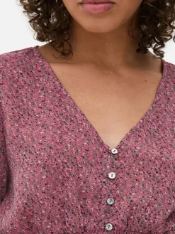 Chemises Et Blouses|Primark Chemisier à Taille Froncée Multicolore