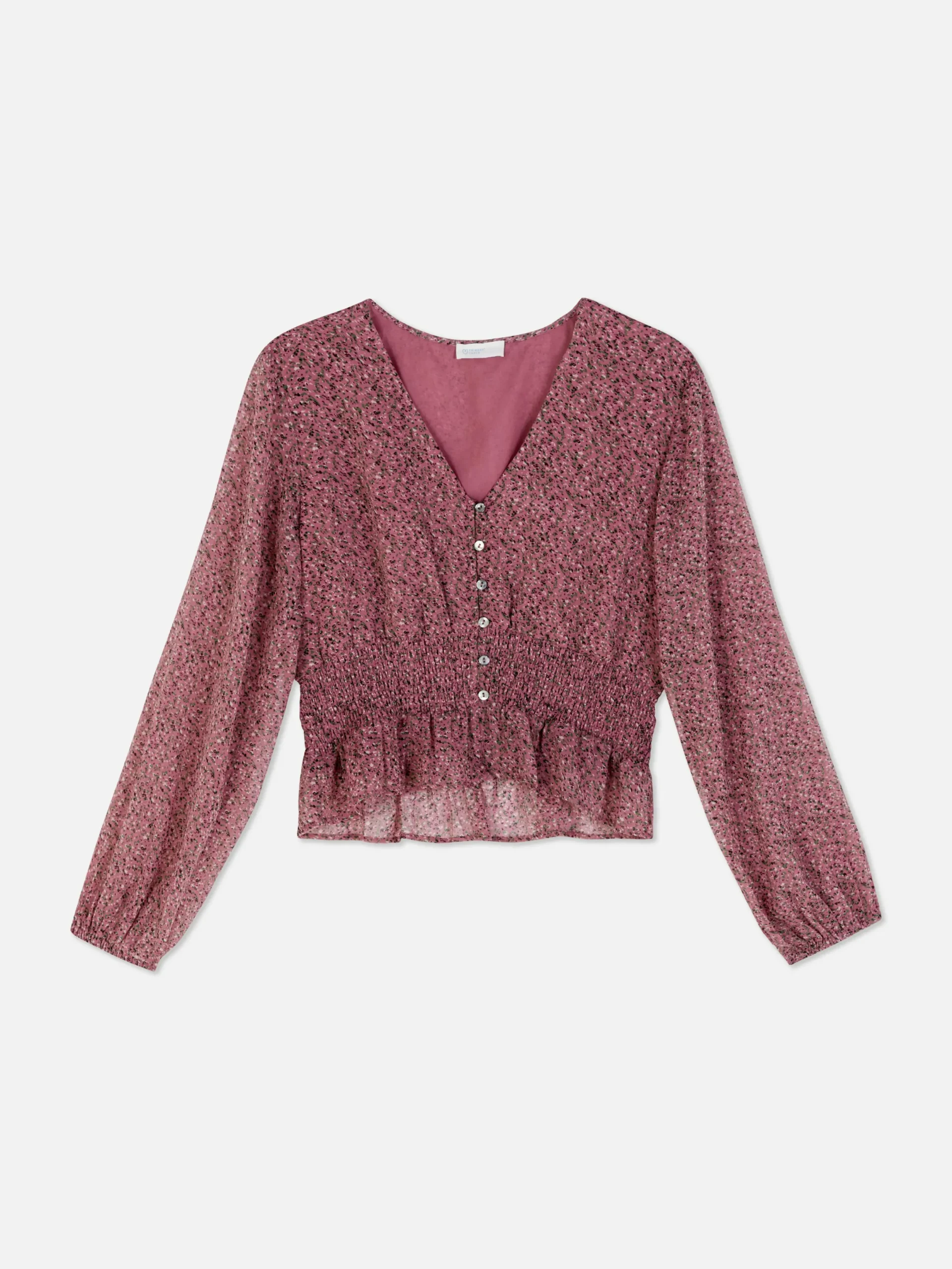 Chemises Et Blouses|Primark Chemisier à Taille Froncée Multicolore